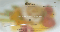 Desktop Screenshot of haus-hamacher.de