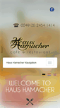 Mobile Screenshot of haus-hamacher.de