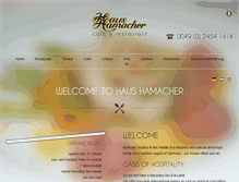 Tablet Screenshot of haus-hamacher.de